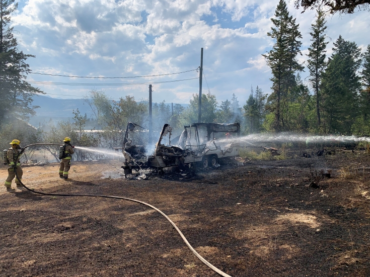Fairmont Fire Responds to Second RV Fire in Two Days