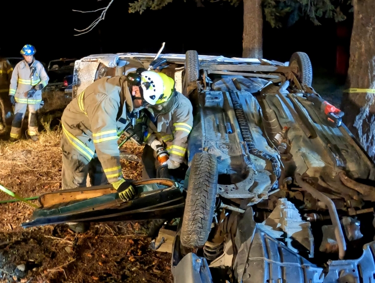 South Country Firefighters Demonstrate Vehicle Extrication